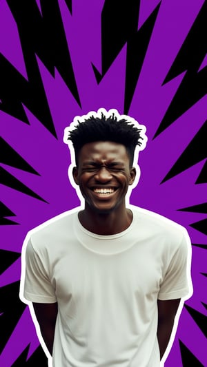 Cringing Wincing Spiky Shapes Thumbnail template preview