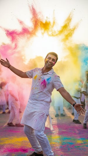 Dance Color Burst template preview