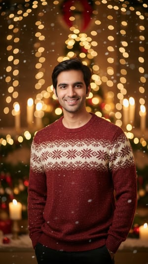 Elegant Holiday Portrait template preview