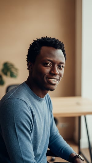 Founder Warm Authentic About Page Headshot template preview