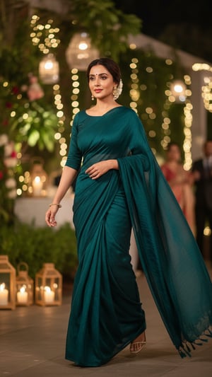 Georgette Saree at Evening Gathering template preview