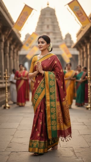 Khandua Saree in Religious Procession template preview