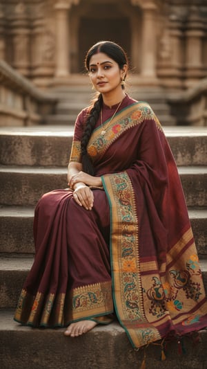 Kolhapuri Saree by Temple Steps template preview