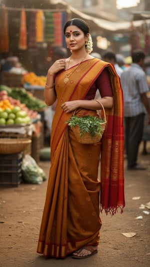 Kolhapuri Saree in Rural Market template preview