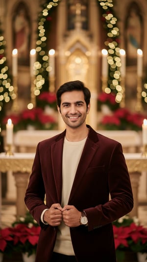 Midnight Christmas Mass template preview