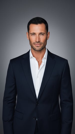 Press Kit Neutral Corporate PR Headshot template preview