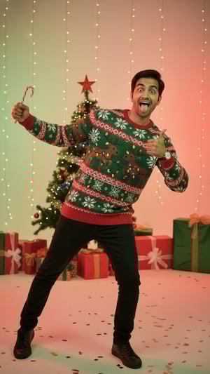 Ugly Sweater Goofy Shot template preview
