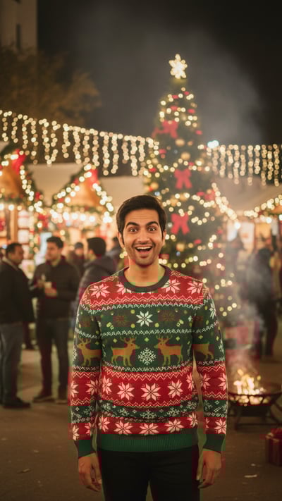 Christmas Market Surprise - AI transformation template