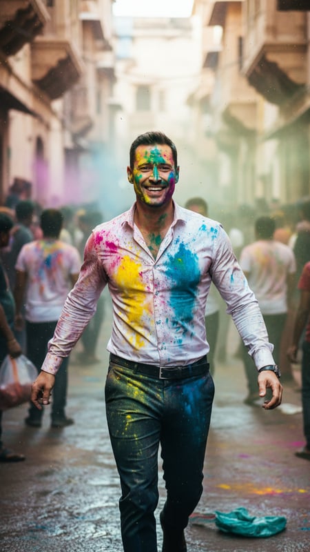 Color Run template preview