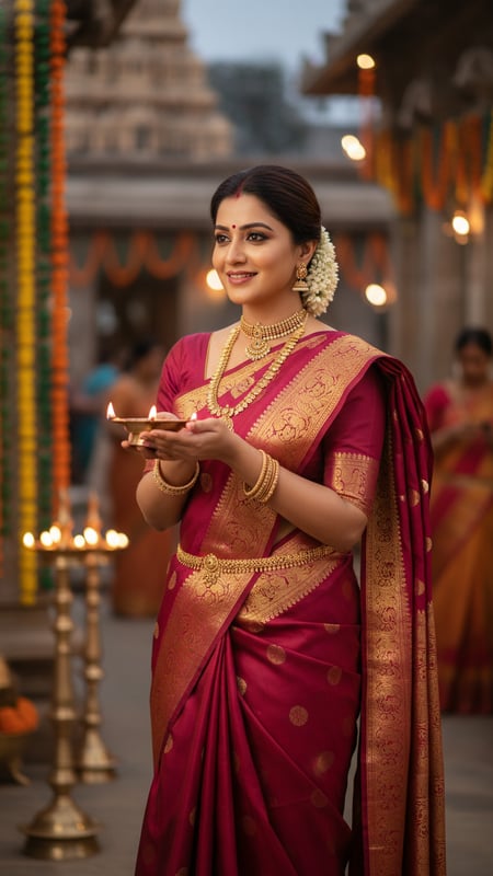 View Dharmavaram Saree Festival Glow full size Dharmavaram Saree Festival Glow template preview