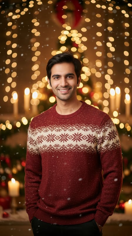 View Elegant Holiday Portrait full size Elegant Holiday Portrait template preview