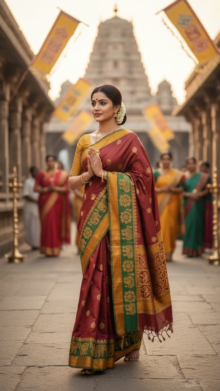 View Khandua Saree in Religious Procession full size Khandua Saree in Religious Procession template preview