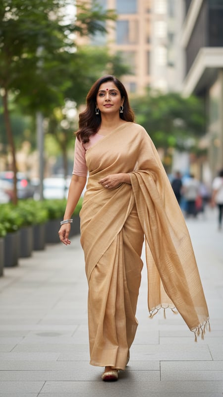 View Linen Saree City Stroll full size Linen Saree City Stroll template preview