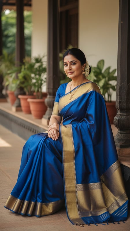 View Mangalagiri Saree on Traditional Veranda full size Mangalagiri Saree on Traditional Veranda template preview