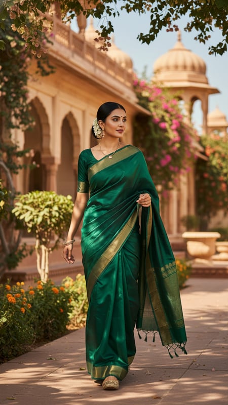 View Mysore Silk Saree in Palace Gardens full size Mysore Silk Saree in Palace Gardens template preview