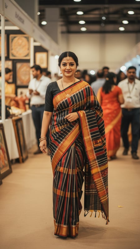 View Pasapalli Saree at Cultural Exhibition full size Pasapalli Saree at Cultural Exhibition template preview