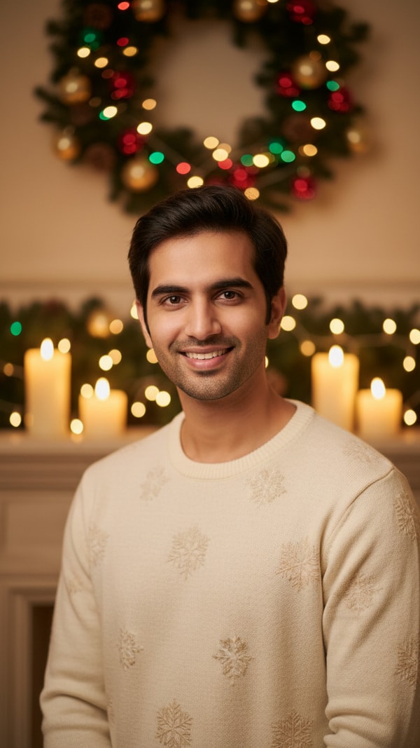 Gift-Giving Glow - AI transformation template example