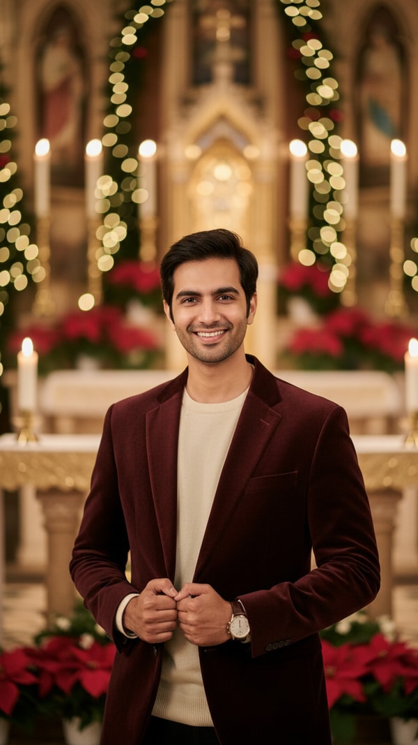 Midnight Christmas Mass - AI transformation template example