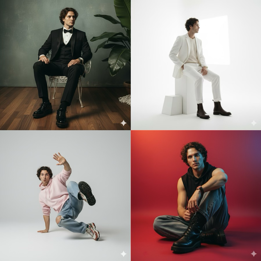 Studio Photography - AI transformation templates