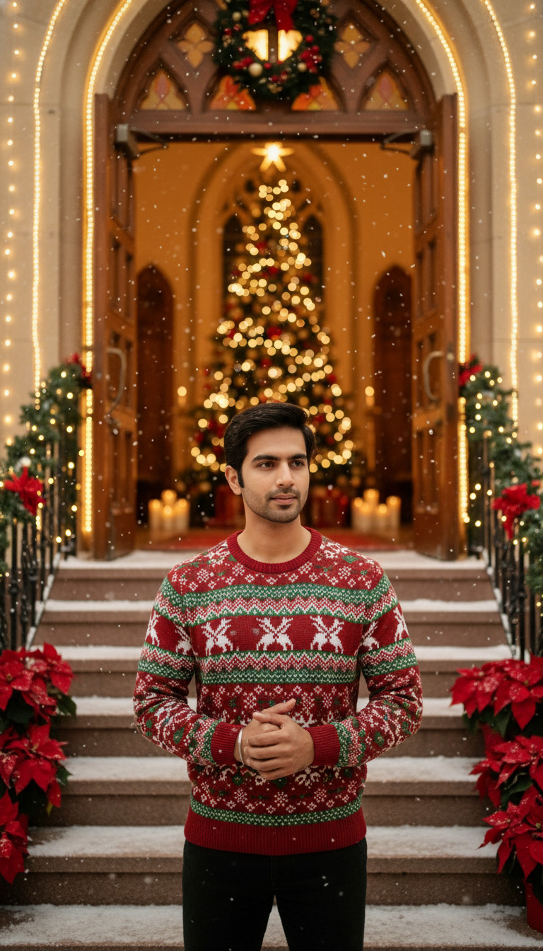 View Caroling Silent Night - AI transformation template example full size Caroling Silent Night - AI transformation template example