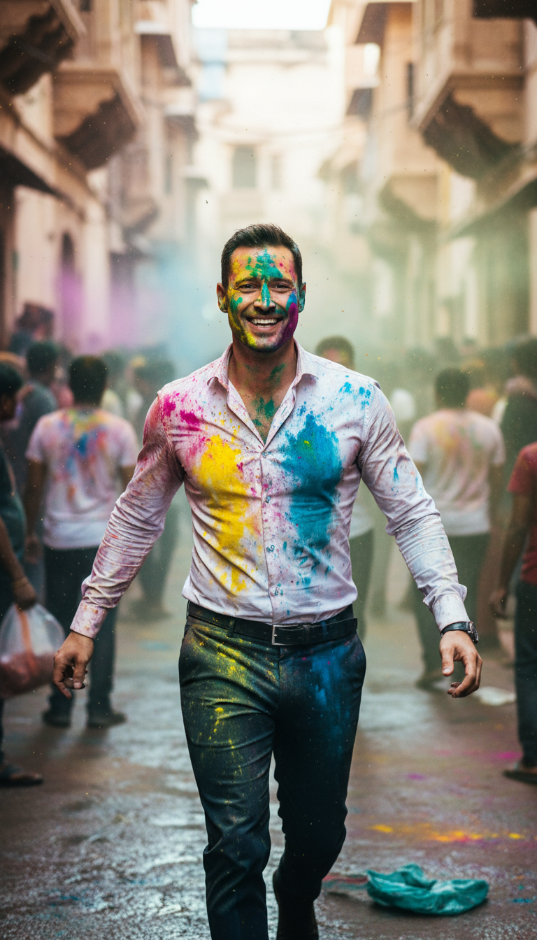 View Color Run - AI transformation template example full size Color Run - AI transformation template example