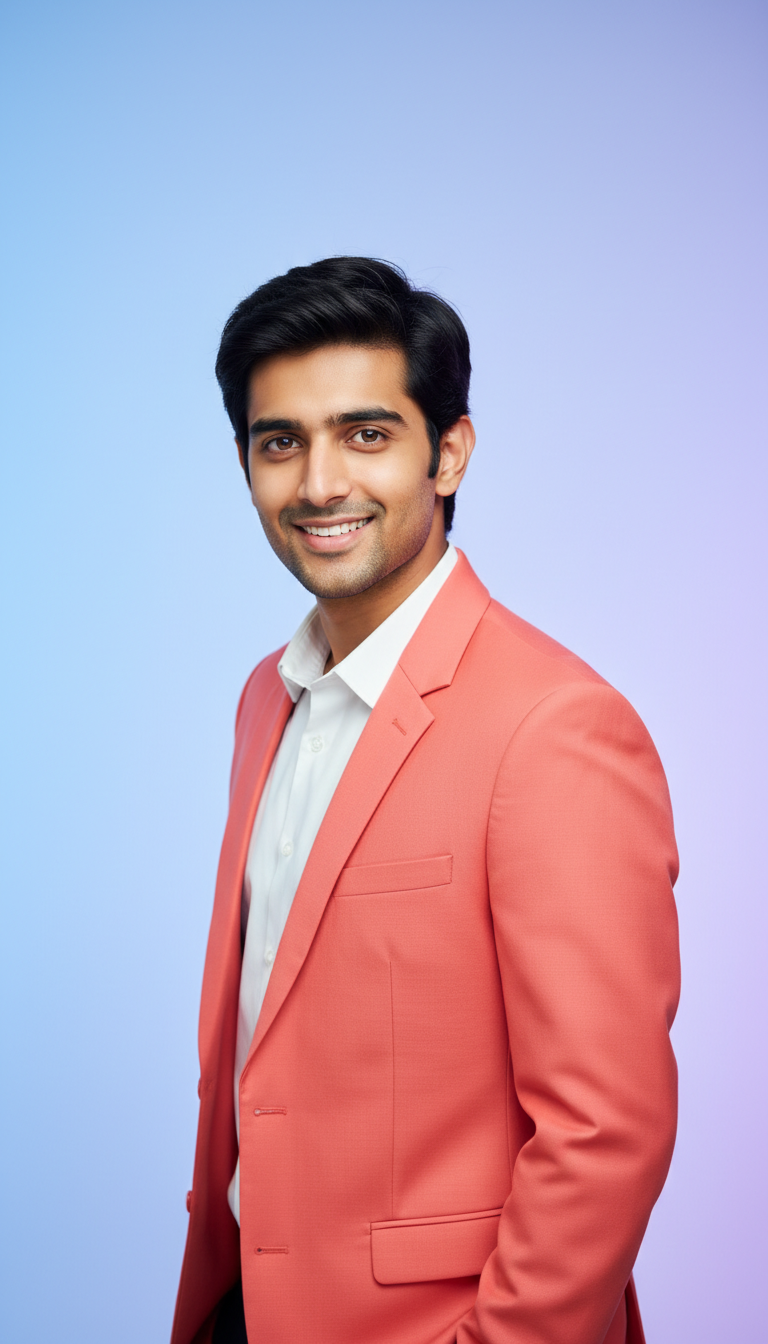 View Conference Speaker Energetic Program Headshot - AI transformation template example full size Conference Speaker Energetic Program Headshot - AI transformation template example