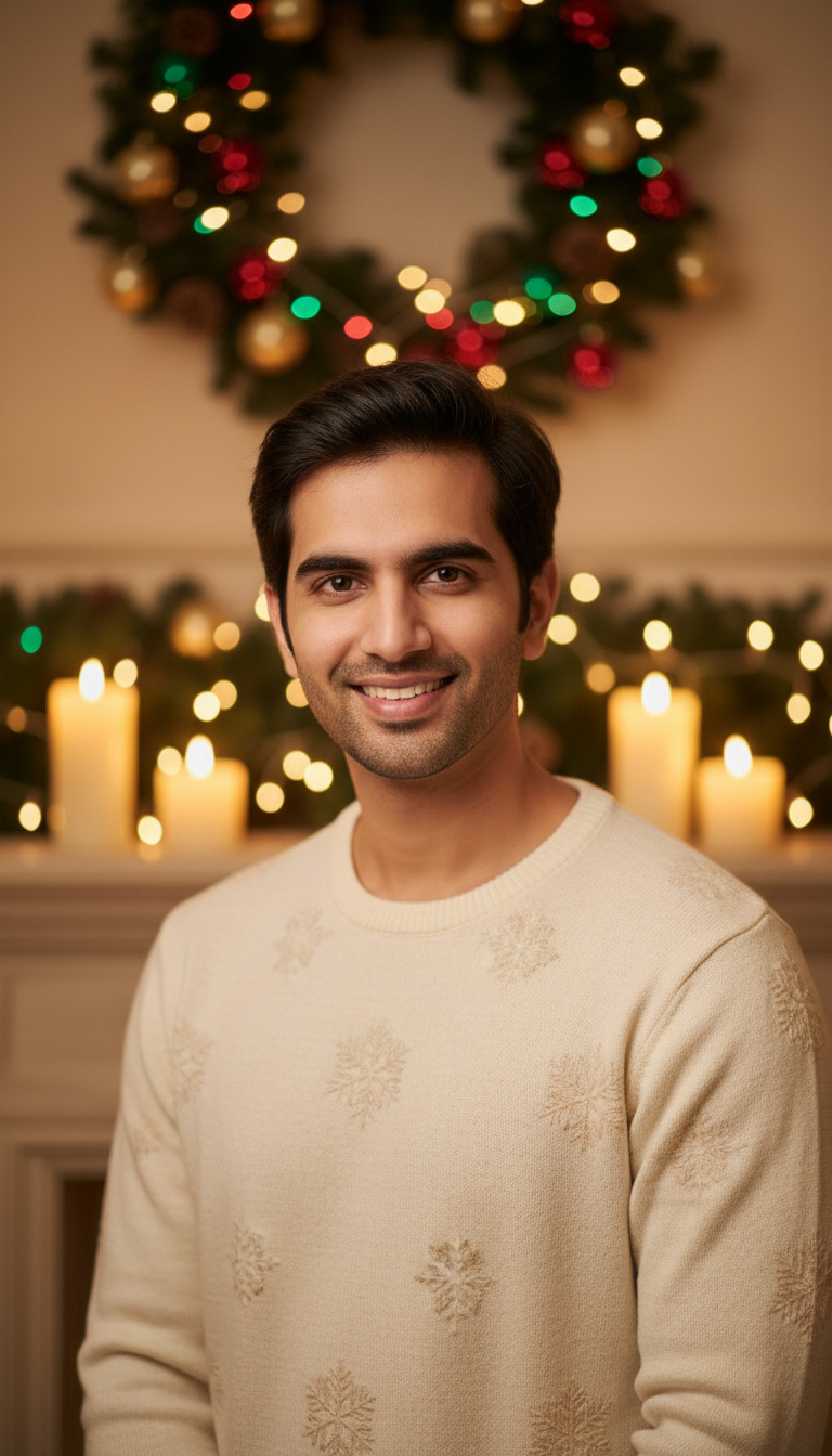 View Gift-Giving Glow - AI transformation template example full size Gift-Giving Glow - AI transformation template example
