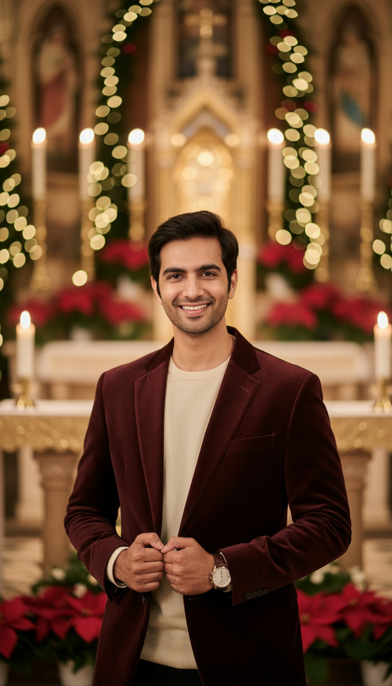Midnight Christmas Mass - AI transformation template example