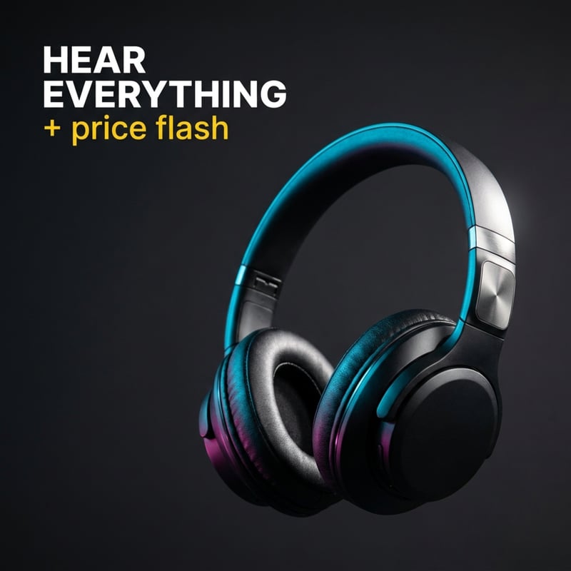 Bold product hero — an AI ad creative generated with VapuAI