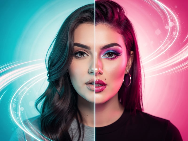 Switching between distinct visual styles instantly, with no lock-in